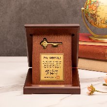 24K 순금 황금열쇠 우드상패 부모님생신선물 환갑선물 칠순선물